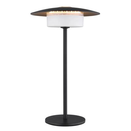 Globo - LED Outdoor rechargeable touch table lamp LED/3W/3,7V 1800/2700/3000K IP44 1800 mAh black