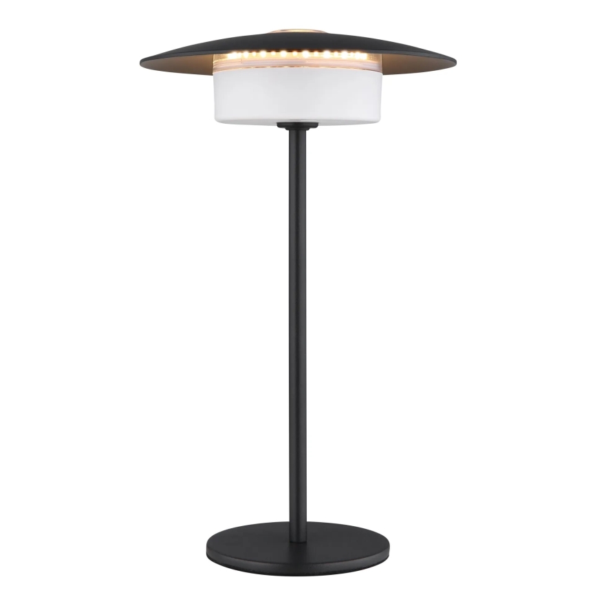 Globo - LED Outdoor rechargeable touch table lamp LED/3W/3,7V 1800/2700/3000K IP44 1800 mAh black