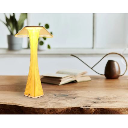 Globo - LED Dimmable rechargeable table lamp LED/2,5W/3,7V 1200mAh 2700K/4500K/6500K gold