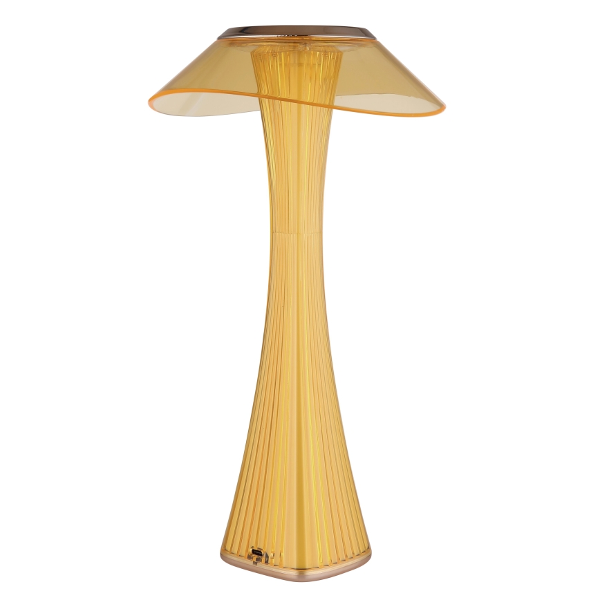 Globo - LED Dimmable rechargeable table lamp LED/2,5W/3,7V 1200mAh 2700K/4500K/6500K gold