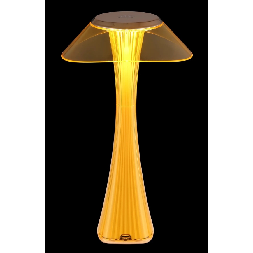 Globo - LED Dimmable rechargeable table lamp LED/2,5W/3,7V 1200mAh 2700K/4500K/6500K gold