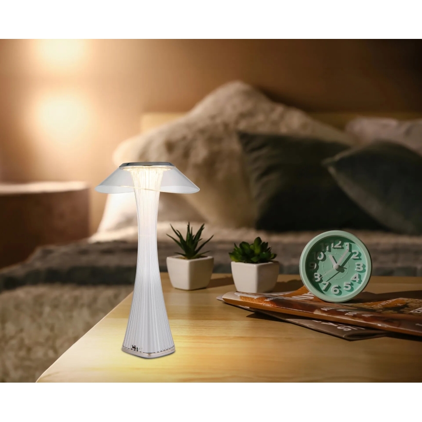 Globo - LED Dimmable rechargeable table lamp LED/2,5W/3,7V 1200mAh 2700K/4500K/6500K white