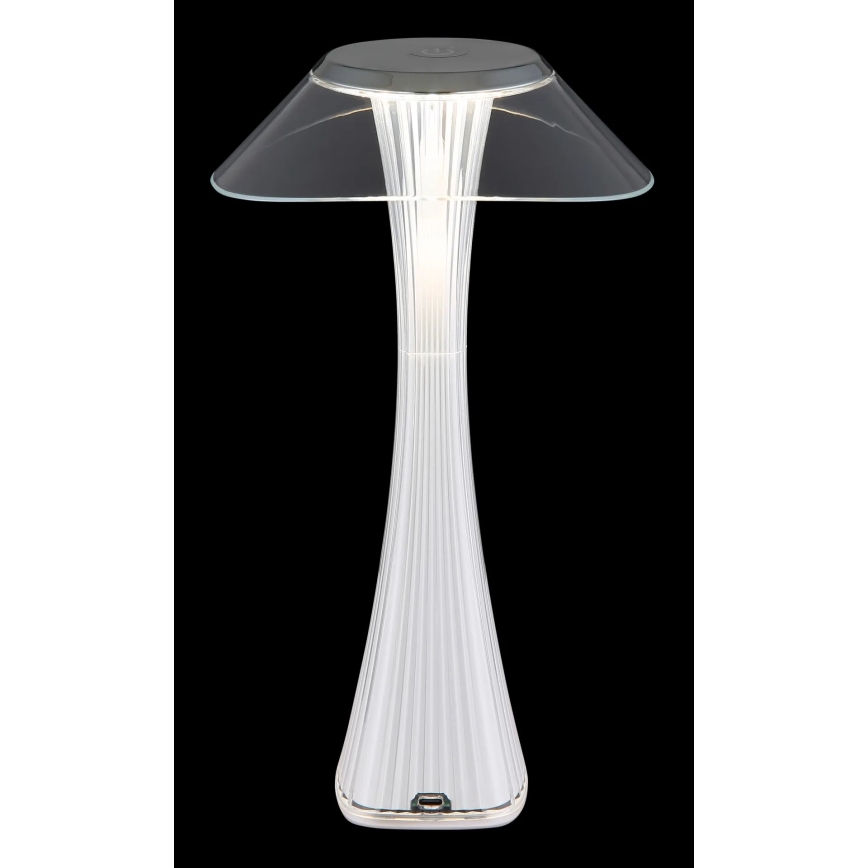 Globo - LED Dimmable rechargeable table lamp LED/2,5W/3,7V 1200mAh 2700K/4500K/6500K white