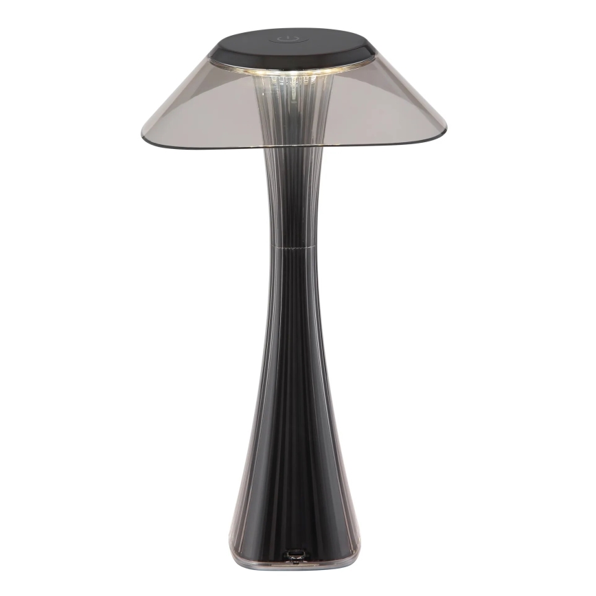 Globo - LED Dimmable rechargeable table lamp LED/2,5W/3,7V 1200mAh 2700K/4500K/6500K black