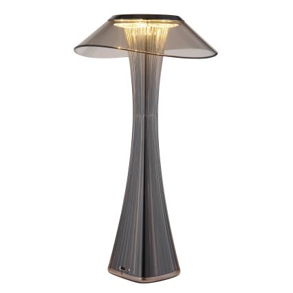 Globo - LED Dimmable rechargeable table lamp LED/2,5W/3,7V 1200mAh 2700K/4500K/6500K black