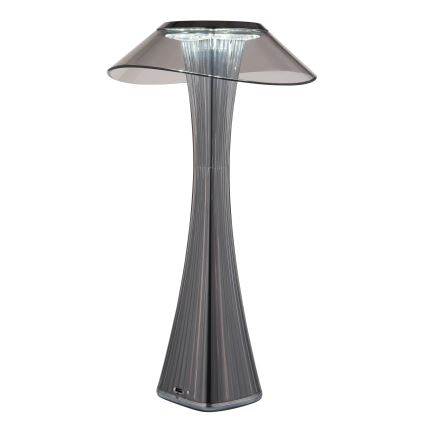Globo - LED Dimmable rechargeable table lamp LED/2,5W/3,7V 1200mAh 2700K/4500K/6500K black