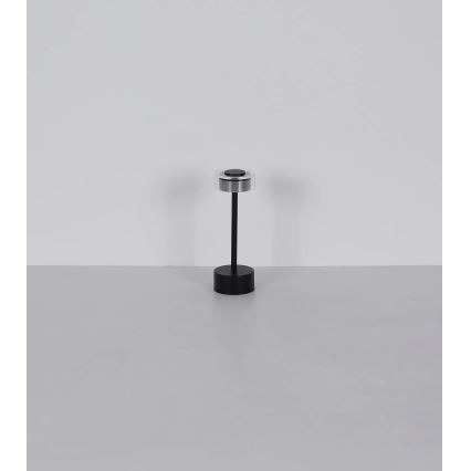 Globo - LED Dimmable rechargeable touch table lamp LED/2,5W/3,7V 2700/4000/6500K 1800mAh black