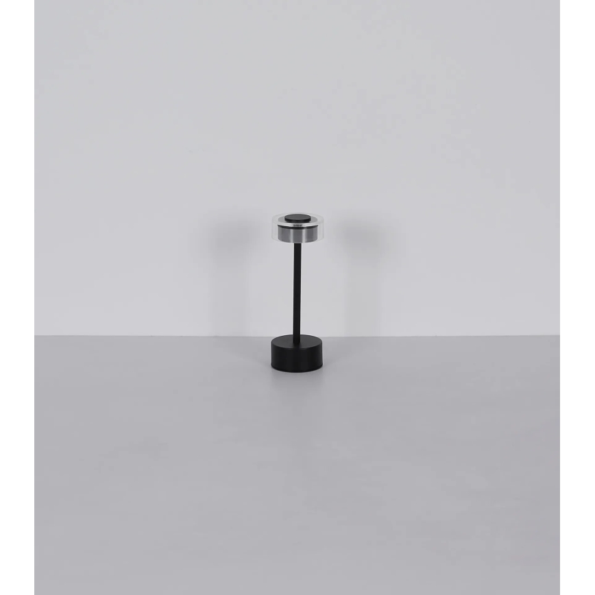 Globo - LED Dimmable rechargeable touch table lamp LED/2,5W/3,7V 2700/4000/6500K 1800mAh black