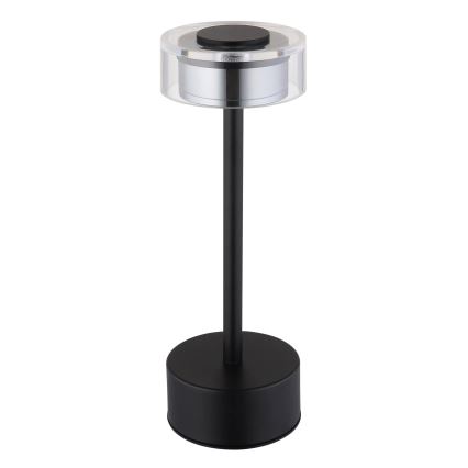 Globo - LED Dimmable rechargeable touch table lamp LED/2,5W/3,7V 2700/4000/6500K 1800mAh black