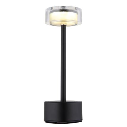 Globo - LED Dimmable rechargeable touch table lamp LED/2,5W/3,7V 2700/4000/6500K 1800mAh black