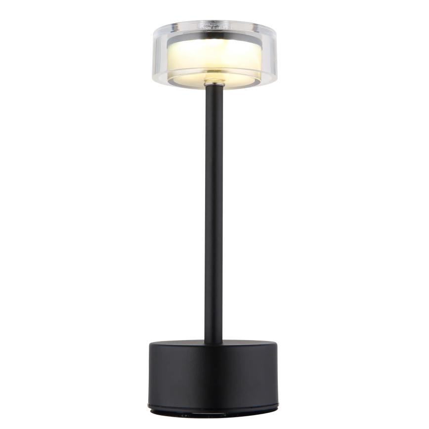 Globo - LED Dimmable rechargeable touch table lamp LED/2,5W/3,7V 2700/4000/6500K 1800mAh black