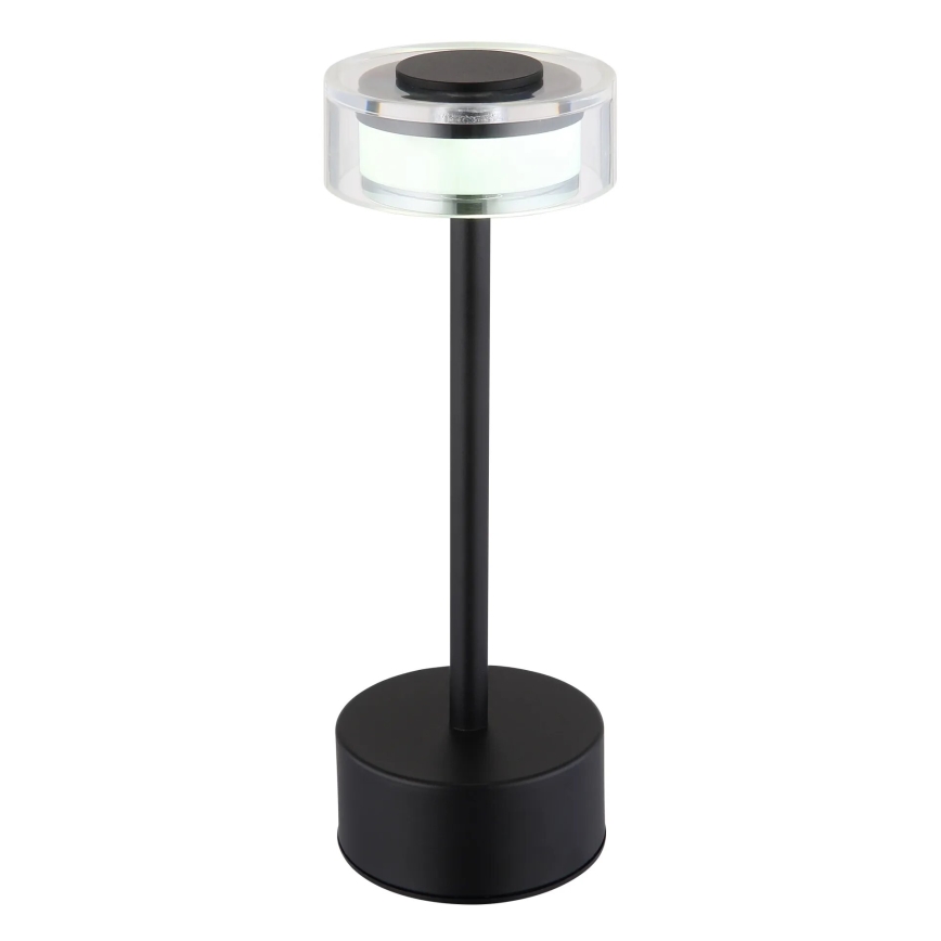 Globo - LED Dimmable rechargeable touch table lamp LED/2,5W/3,7V 2700/4000/6500K 1800mAh black