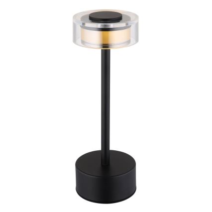 Globo - LED Dimmable rechargeable touch table lamp LED/2,5W/3,7V 2700/4000/6500K 1800mAh black