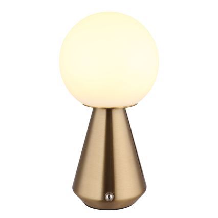 Globo - LED Dimmable touch outdoor table lamp LED/1,5W/5V 3000/4500/6500K 1800 mAh IP41 copper