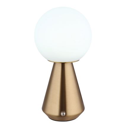 Globo - LED Dimmable touch outdoor table lamp LED/1,5W/5V 3000/4500/6500K 1800 mAh IP41 copper