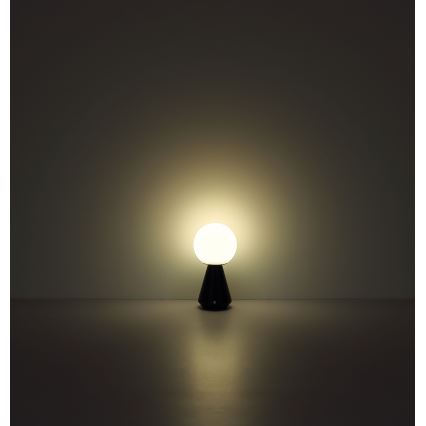 Globo - LED Dimmable touch outdoor table lamp LED/1,5W/5V 3000/4500/6500K 1800 mAh IP41 matte chrome