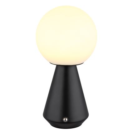Globo - LED Dimmable touch outdoor table lamp LED/1,5W/5V 3000/4500/6500K 1800 mAh IP41 black