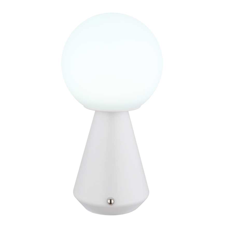 Globo - LED Dimmable touch outdoor table lamp LED/1,5W/5V 3000/4500/6500K 1800 mAh IP41 white