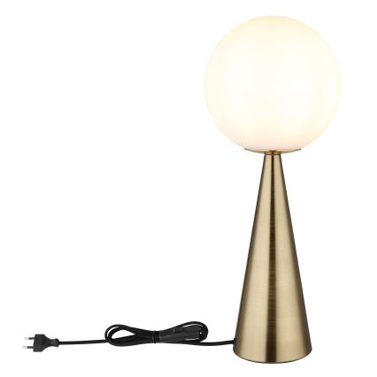 Globo - Table lamp 1xE27/40W/230V brass
