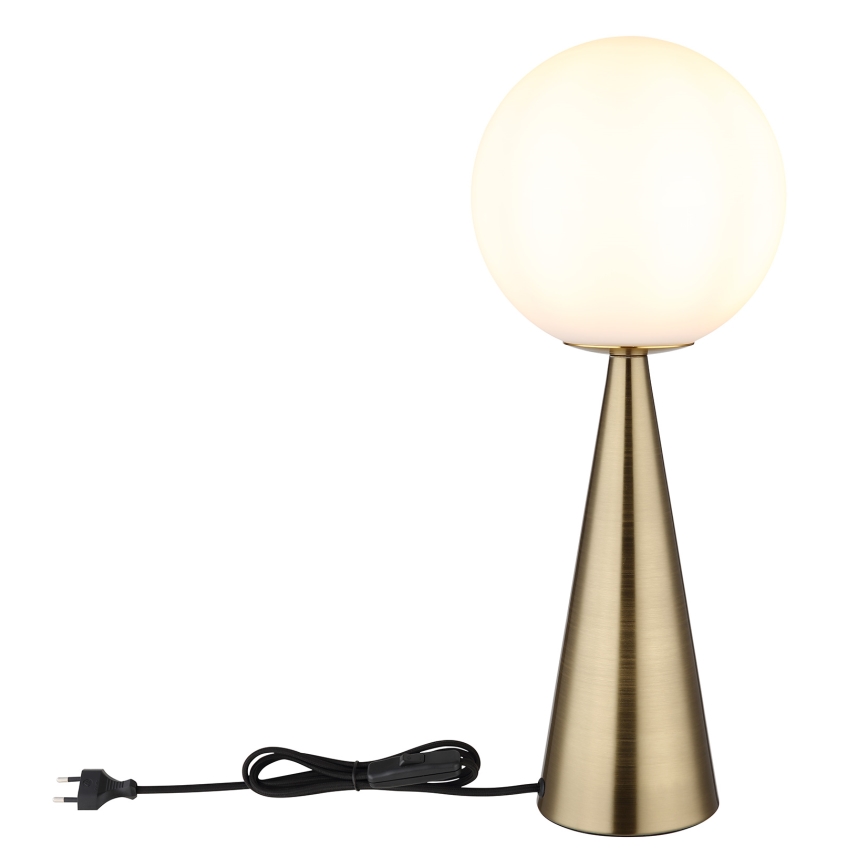 Globo - Table lamp 1xE27/40W/230V brass