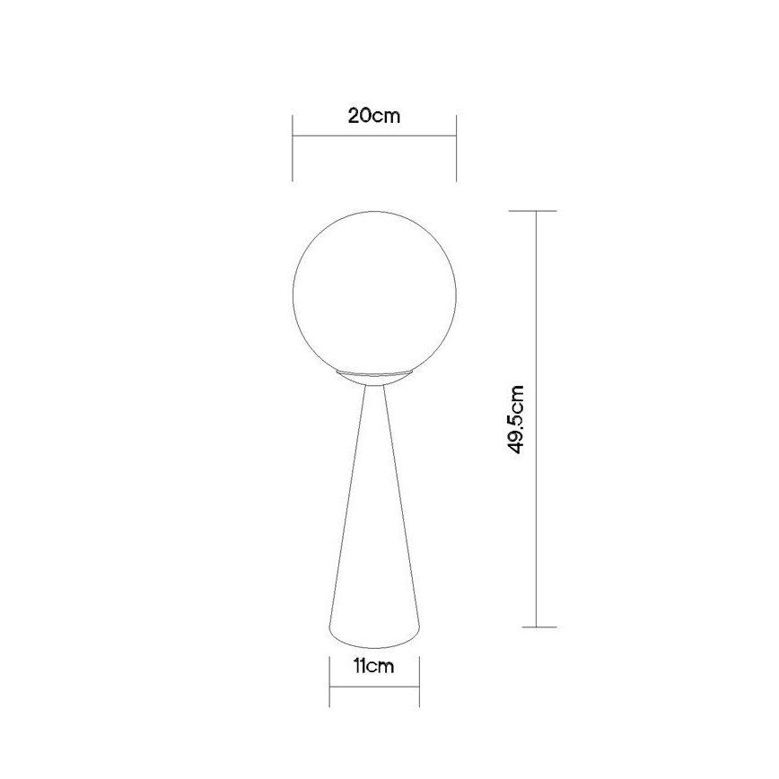 Globo - Table lamp 1xE27/40W/230V matte chrome