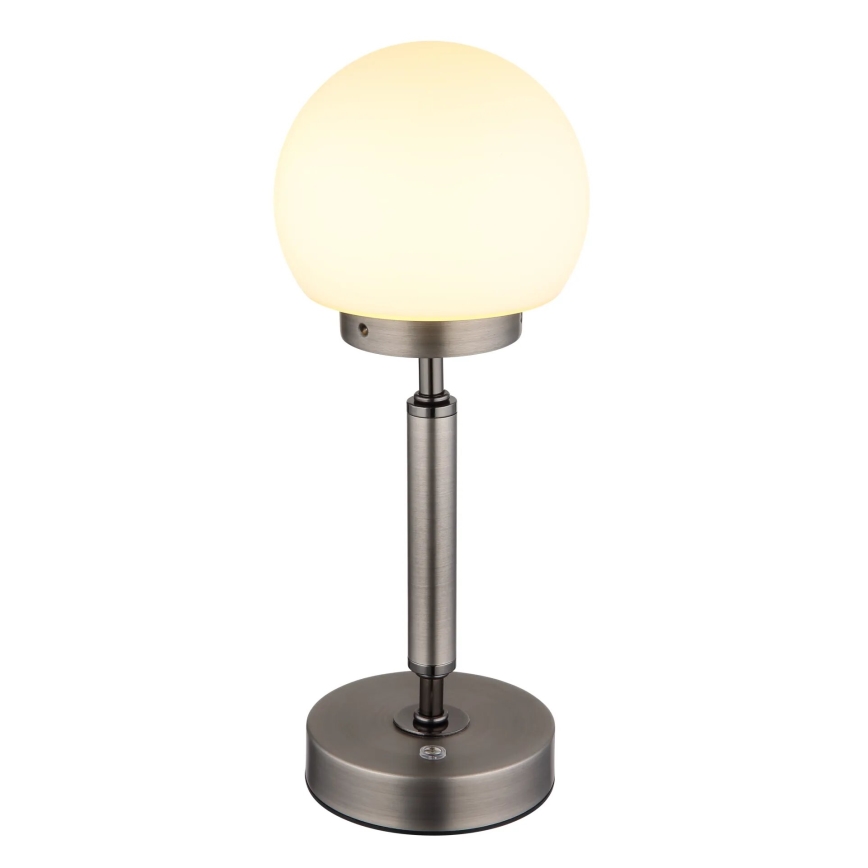 Globo - LED Dimmable rechargeable touch table lamp LED/2,5W/5V 1800mAh 2700/4000/6500K anthracite