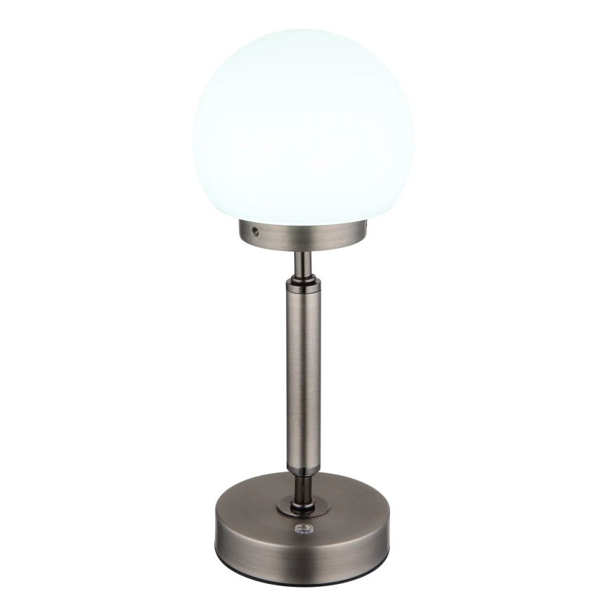Globo - LED Dimmable rechargeable touch table lamp LED/2,5W/5V 1800mAh 2700/4000/6500K anthracite