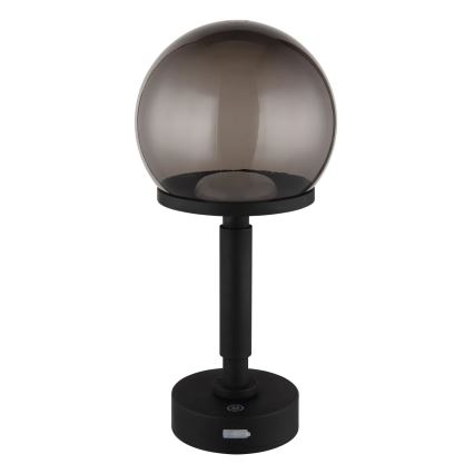 Globo - LED Dimmable rechargeable touch table lamp LED/2,5W/5V 1800mAh 2700/4000/6500K black