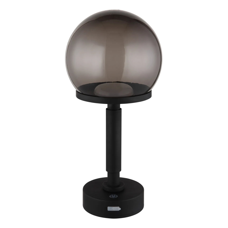 Globo - LED Dimmable rechargeable touch table lamp LED/2,5W/5V 1800mAh 2700/4000/6500K black
