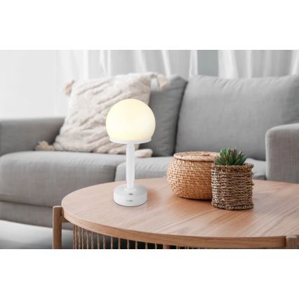 Globo - LED Dimmable rechargeable touch table lamp LED/2,5W/5V 1800mAh 2800K white