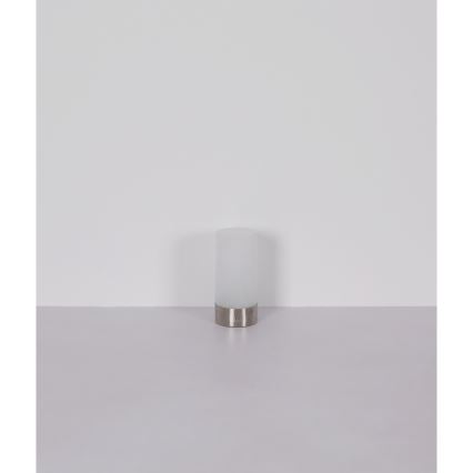 Globo - LED RGBW Dimmable touch outdoor table lamp LED/1,8W/5V 1500 mAh IP44 matte chrome