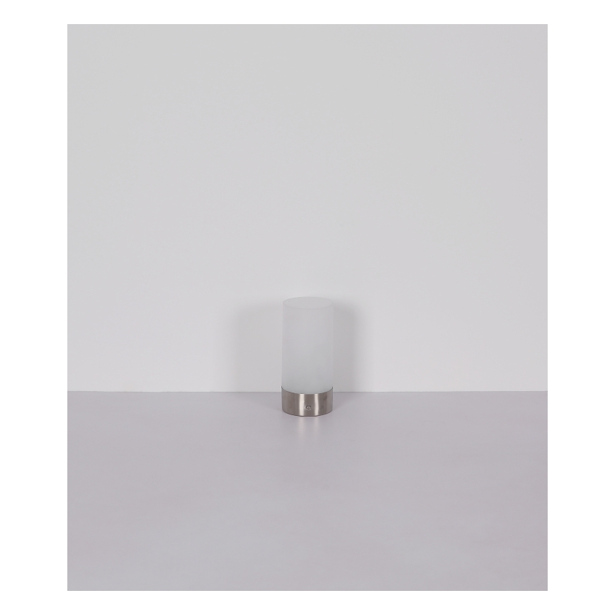 Globo - LED RGBW Dimmable touch outdoor table lamp LED/1,8W/5V 1500 mAh IP44 matte chrome