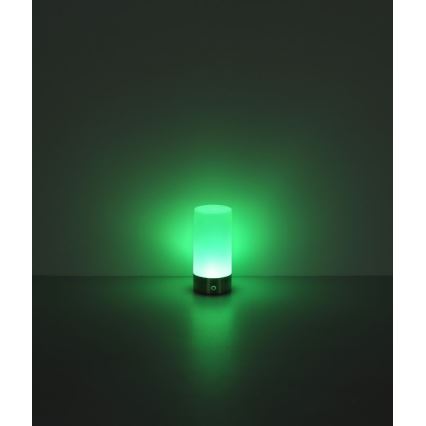 Globo - LED RGBW Dimmable touch outdoor table lamp LED/1,8W/5V 1500 mAh black