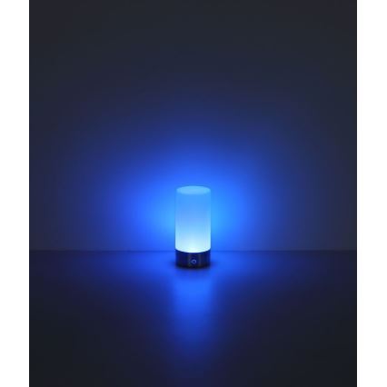 Globo - LED RGBW Dimmable touch outdoor table lamp LED/1,8W/5V 1500 mAh black