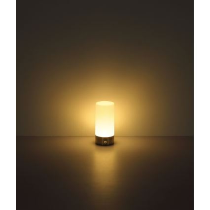 Globo - LED RGBW Dimmable touch outdoor table lamp LED/1,8W/5V 1500 mAh black