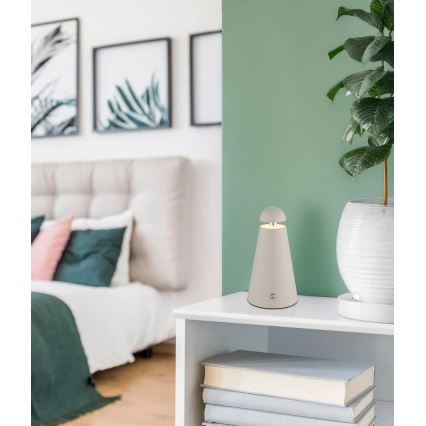 Globo - LED Dimmable touch rechargeable table lamp LED/1,2W/5V 1200 mAh 2700/4500/6000K