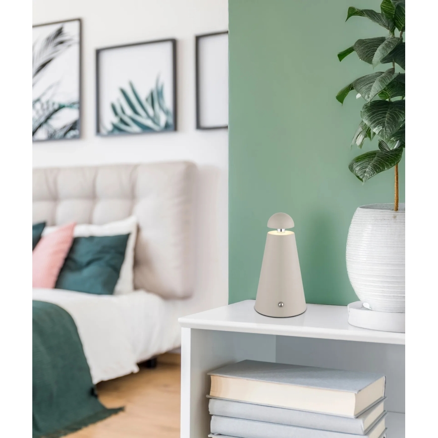 Globo - LED Dimmable touch rechargeable table lamp LED/1,2W/5V 1200 mAh 2700/4500/6000K