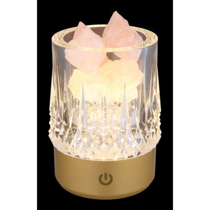 Globo - LED Dimmable touch table lamp LED/1W/5V 3000K 1200 mAh gold