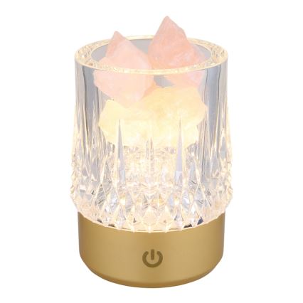 Globo - LED Dimmable touch table lamp LED/1W/5V 3000K 1200 mAh gold
