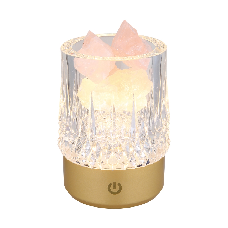 Globo - LED Dimmable touch table lamp LED/1W/5V 3000K 1200 mAh gold