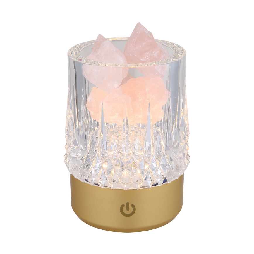 Globo - LED Dimmable touch table lamp LED/1W/5V 3000K 1200 mAh gold