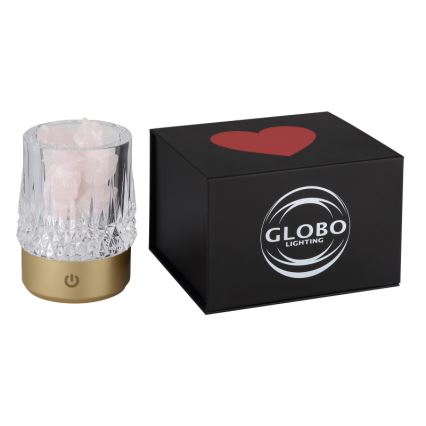 Globo - LED Dimmable touch table lamp LED/1W/5V 3000K 1200 mAh gold