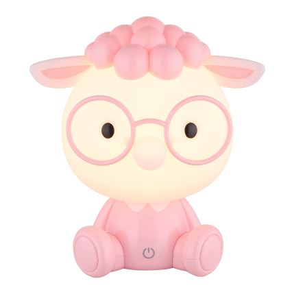 Globo - LED Dimmable rechargeable children's night small lamp LED/1W/5V 500 mAh pink