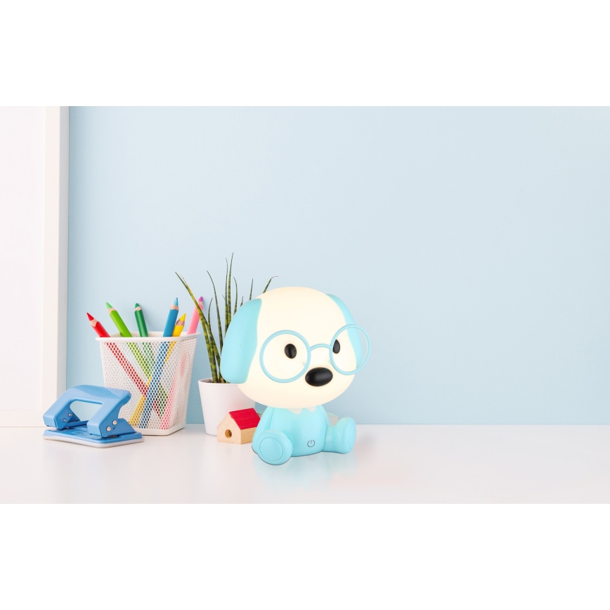 Globo - LED Dimmable rechargeable children's night small lamp LED/1W/5V 500 mAh blue