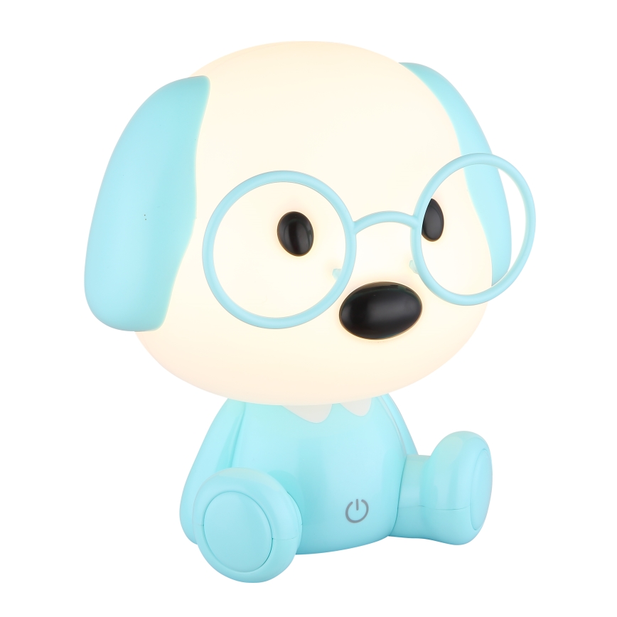 Globo - LED Dimmable rechargeable children's night small lamp LED/1W/5V 500 mAh blue