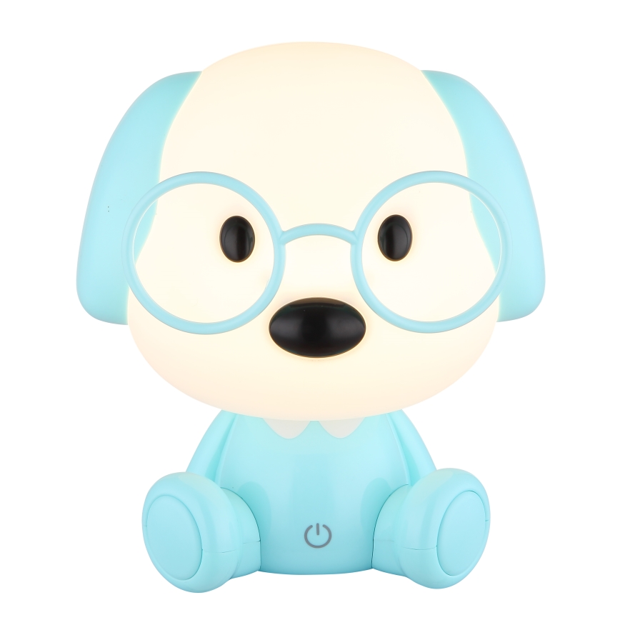 Globo - LED Dimmable rechargeable children's night small lamp LED/1W/5V 500 mAh blue