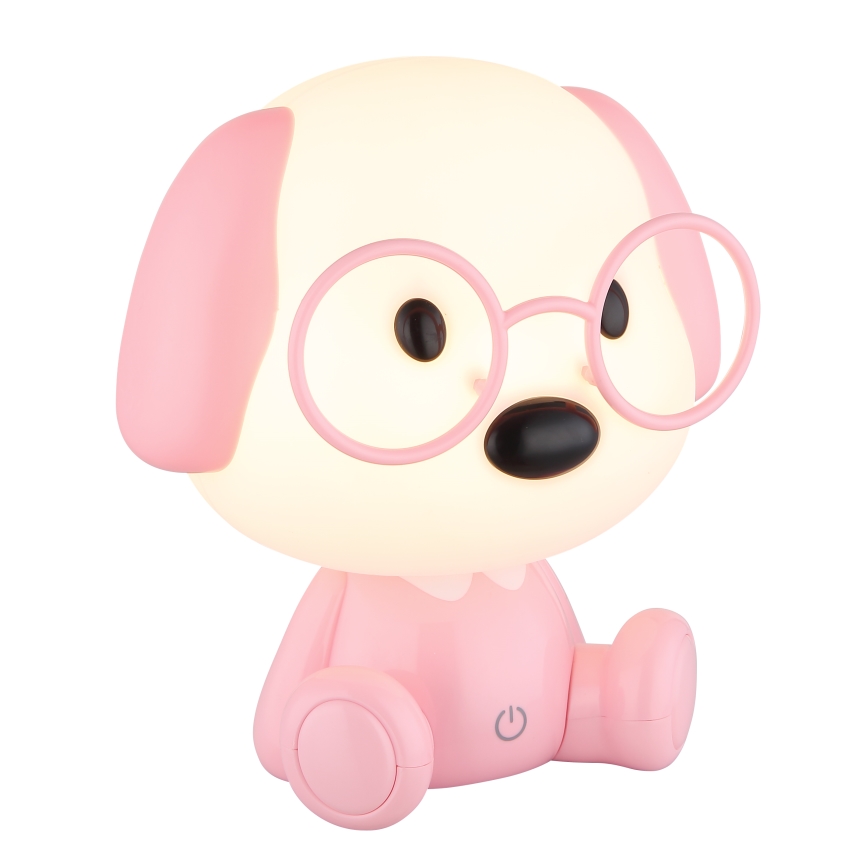 Globo - LED Dimmable rechargeable children's night small lamp LED/1W/5V 500 mAh pink