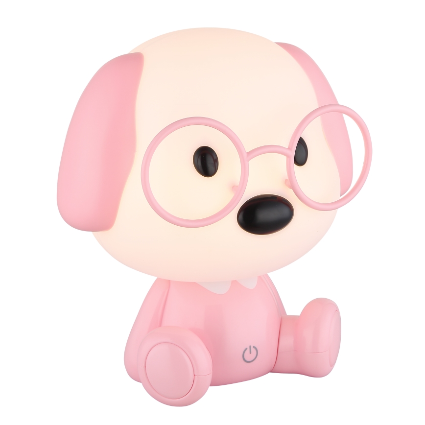 Globo - LED Dimmable rechargeable children's night small lamp LED/1W/5V 500 mAh pink