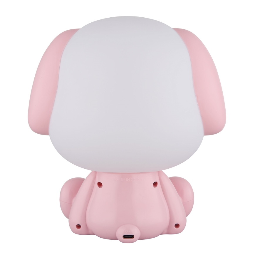 Globo - LED Dimmable rechargeable children's night small lamp LED/1W/5V 500 mAh pink