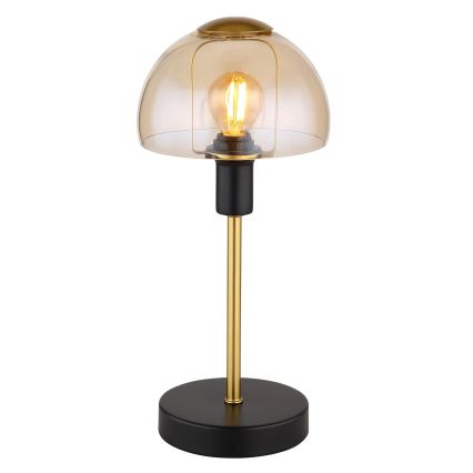 Globo - Table touch lamp 1xE14/25W/230V black/gold